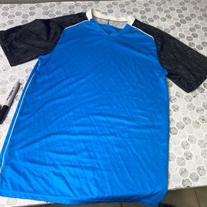 High Five Small Blue Black Short Sleeve T Shirt